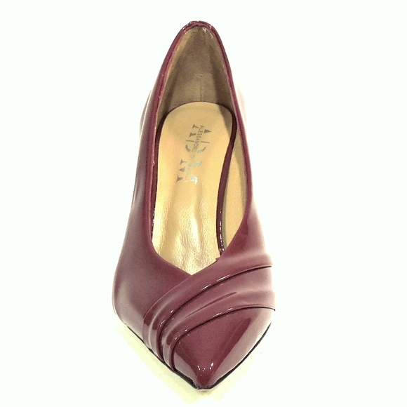 ALESSANDRO DI MARIA Patent Leather RED PAMPS - Picture 5 of 8